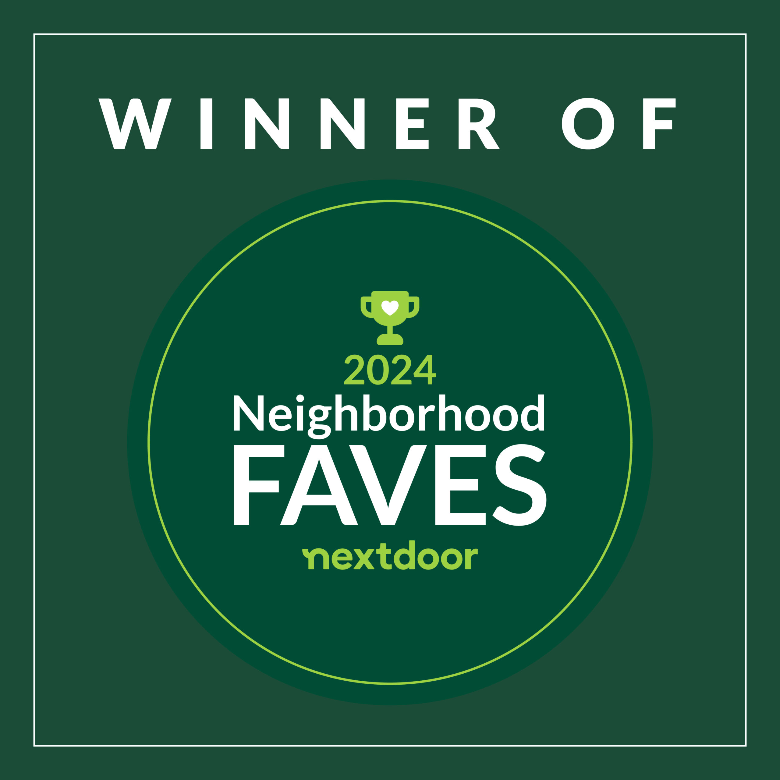 Winner of 2024 Neighborhood Faves
